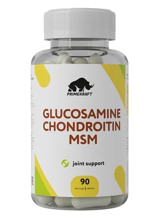 Prime kraft Глюкозамин Хондроитин с МСМ, таблетки, 90 шт. фото