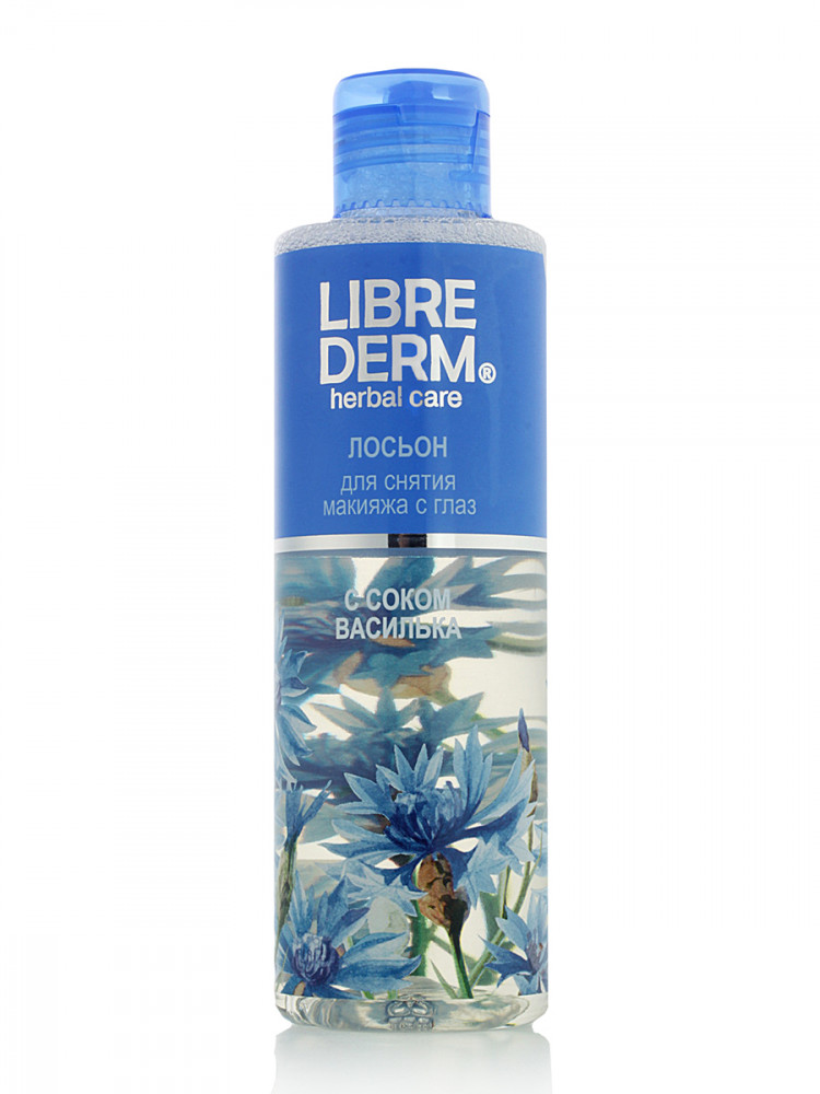 Librederm Лосьон для снятия макияжа с глаз, лосьон для лица, 200 мл, 1 шт, с соком василька фото