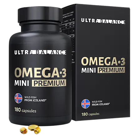 Ultrabalance Омега-3 Mini Premium, капсулы, 180 шт. фото