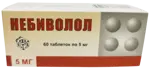 Небиволол, 5 мг, таблетки, 60 шт. фото 