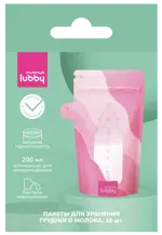 Lubby Mama Пакеты для хранения грудного молока, 200 мл, 15 шт. фото