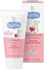 BEBBLE Зубная паста детская, паста зубная, 50 мл, 1 шт, клубника фото
