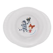 Мама Тама Тарелка пластиковая глубокая на присоске, 1 шт, белого цвета, для детей с 6 месяцев, арт. МТ/040 фото