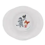 Мама Тама Тарелка пластиковая глубокая на присоске, 1 шт, белого цвета, для детей с 6 месяцев, арт. МТ/040 фото