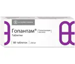Гопантам, 250 мг, таблетки, 50 шт. фото