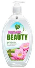 Organic Beauty интим-гель для интимной гигиены, гель, 500 мл, 1 шт, лотос + бамбук фото