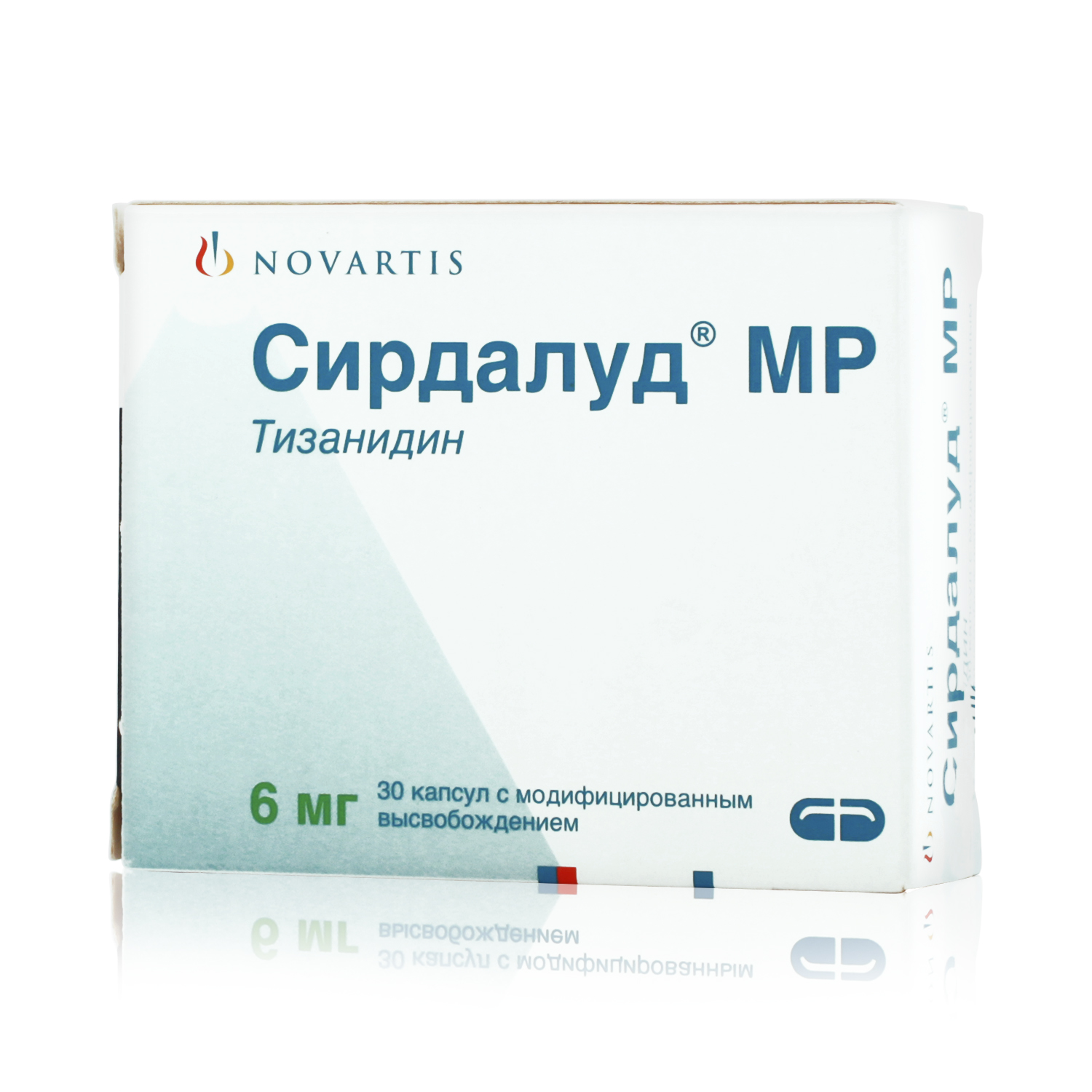 Сирдалуд МР, 6 мг, капсулы с модифицированным высвобождением, 30 шт. фото