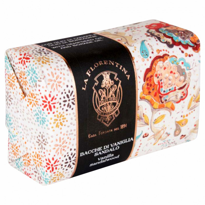 La Florentina Мыло туалетное, мыло твердое, 270 г, 1 шт, ваниль + сандаловое дерево фото