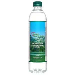 Сердце Континента Ессентукская Горная вода питьевая, 0.5 л, 1 шт, газированная фото