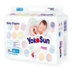 Yokosun Подгузники детские, 34 шт, 2-5 кг фото 