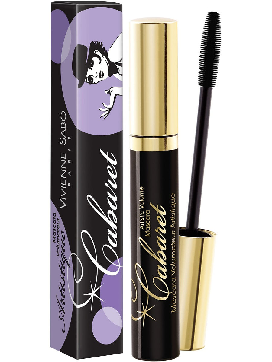 Vivienne Sabo Тушь для ресниц Cabaret Суперобъем, 9 мл, 1 шт, тон 01 фото