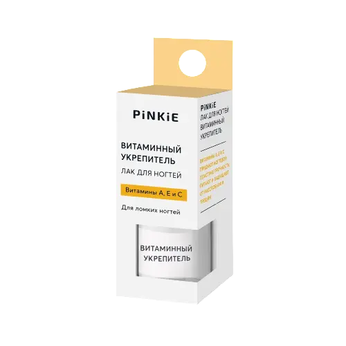 Pinkie лак для ногтей витаминный укрепитель, лак для ногтей, 6 мл, 1 шт. фото
