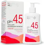 Krassa med Форте, гель для интимной гигиены, 250 мл, 1 шт, pH 4.5 фото