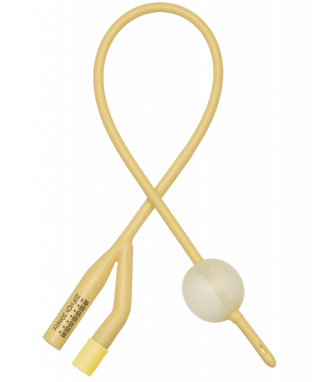 Катетер Фолея уретральный двухходовый, 16 р., 10 шт. фото