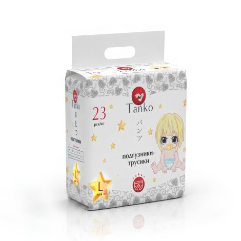 Tanko подгузники-трусики для детей, L, 23 шт, 9-14 кг фото