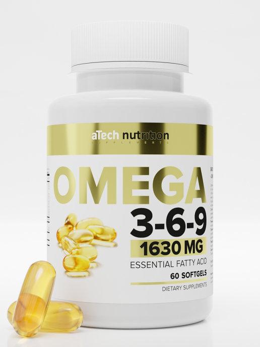 Atech nutrition Омега 3-6-9, капсулы, 60 шт. фото