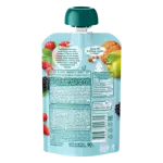 Фрутоняня, пюре, 90 г, 1 шт, яблоко + земляника + ежевика с овсяным печеньем, без сахара фото 2