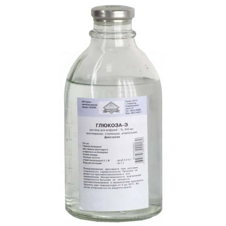 Глюкоза-Э, 10 %, раствор для инфузий, 400 мл, 15 шт. фото