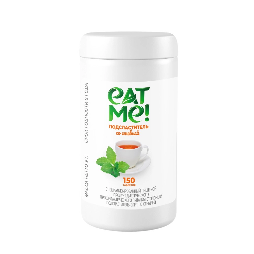 Eat me подсластитель столовый, таблетки, 150 шт. фото
