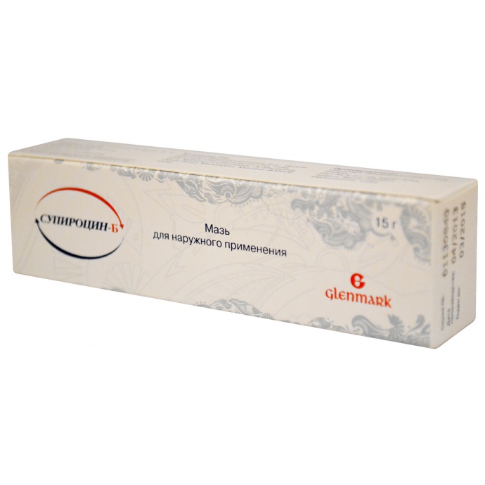 Супироцин-Б, мазь для наружного применения, 15 г, 1 шт. фото