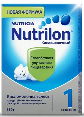 Nutrilon 1 Кисломолочный, смесь сухая, 350 г, 1 шт, для детей с рождения фото