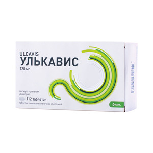 Улькавис, 120 мг, таблетки, покрытые пленочной оболочкой, 112 шт. фото