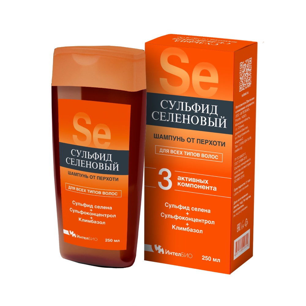 Сульфид Селеновый Шампунь от перхоти, шампунь, 250 мл, 1 шт. фото
