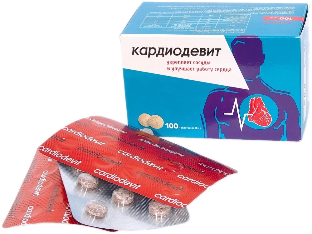 Кардиодевит, таблетки, 100 шт. фото