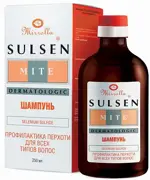 Mirrolla Сульсен Мите профилактика перхоти, 1%, шампунь, 250 мл, 1 шт. фото