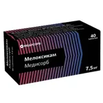 Мелоксикам Медисорб, 7.5 мг, таблетки, 40 шт. фото