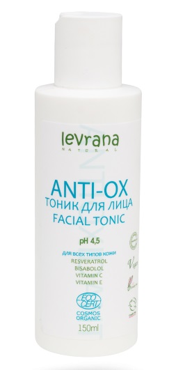 Levrana Anti-Ox тоник для лица, тоник, 150 мл, 1 шт. фото