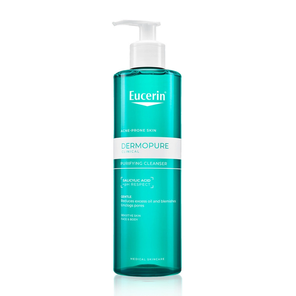 Eucerin DermoPure гель очищающий для лица, гель для умывания, 200 мл, 1 шт, для проблемной кожи фото