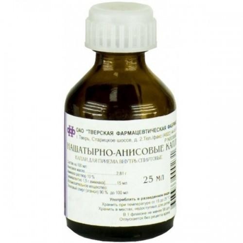 Нашатырно-анисовые капли, капли для приема внутрь спиртовые, 25 мл, 1 шт. фото
