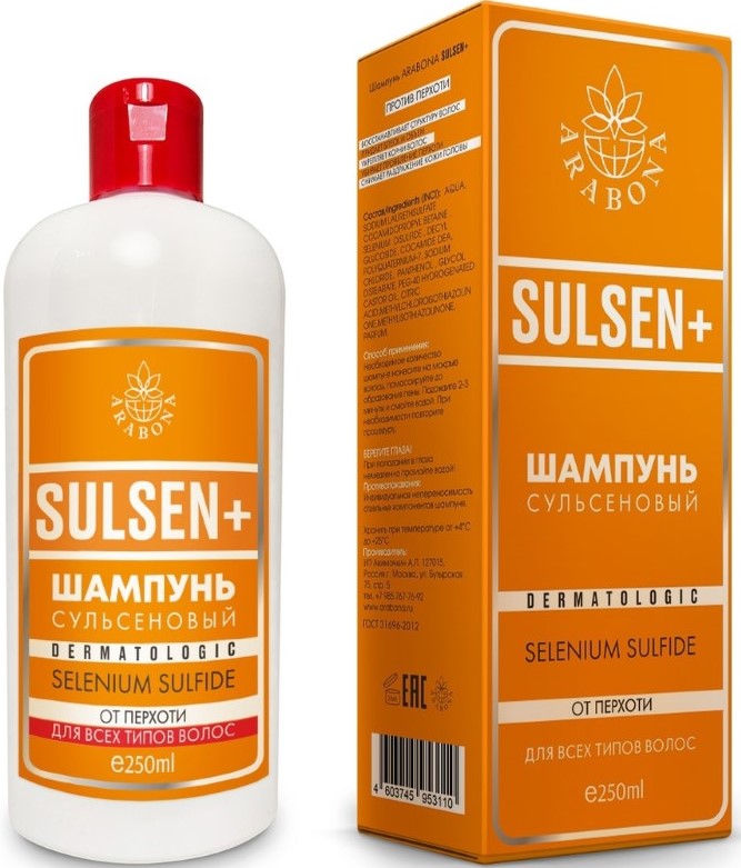 Arabona Сульсен, шампунь от перхоти, 250 мл, 1 шт. фото