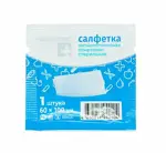 Консумед салфетка антисептическая спиртовая, 60 мм х 100 мм, салфетки стерильные, 1 шт. фото