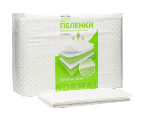 Bona Mente! Normal Пеленки одноразовые впитывающие, 60 см х 90 см, 30 шт. фото