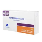 Метформин Канон, 1000 мг, таблетки, покрытые пленочной оболочкой, 30 шт. фото
