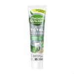 Лесной бальзам Total Комплекс Зубная паста, паста зубная, 150 г, 1 шт, с морской солью, экстрактом имбиря и чаем матча фото