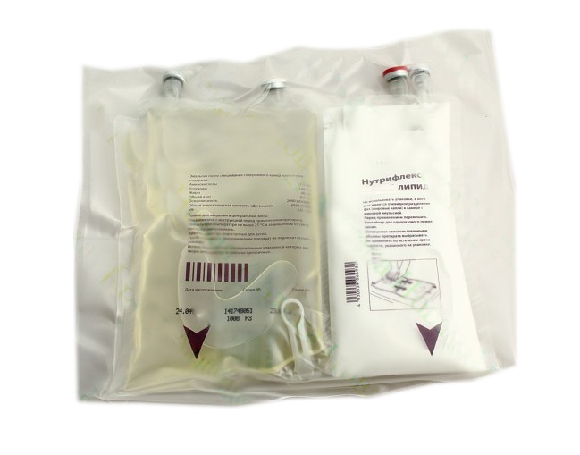 Нутрифлекс 40/80 липид, эмульсия для инфузий, 1.25 л, 5 шт. фото