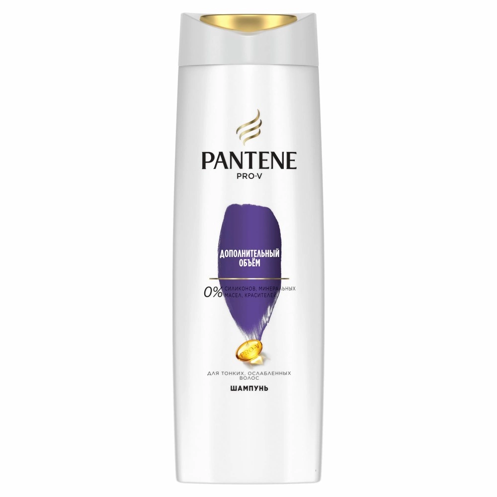 Pantene pro-v шампунь дополнительный объем 2в1 для нормальных и жирных волос, шампунь, 400 мл, 1 шт. фото