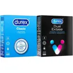 Durex Набор, 1 шт, Classic шт 3 + Dual Extase рельефные с анестетиком шт 3 фото