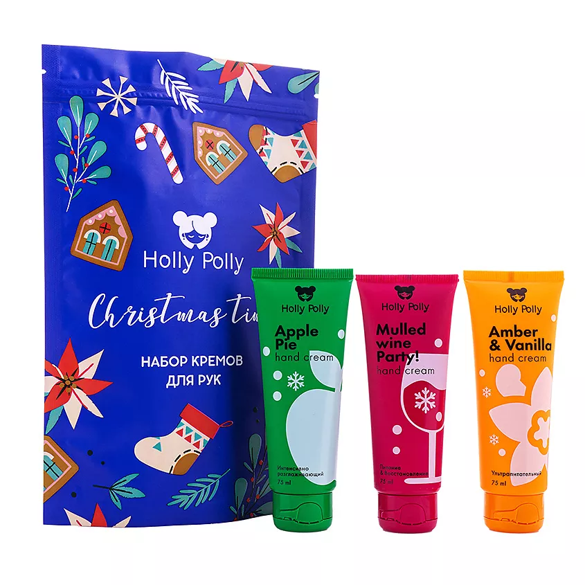 Holly Polly Christmas time Набор кремов для рук, набор, 3 шт. фото