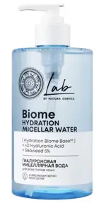 Natura Siberica Lab biome Вода мицеллярная гиалуроновая, мицеллярная вода, 450 мл, 1 шт, для всех типов кожи фото
