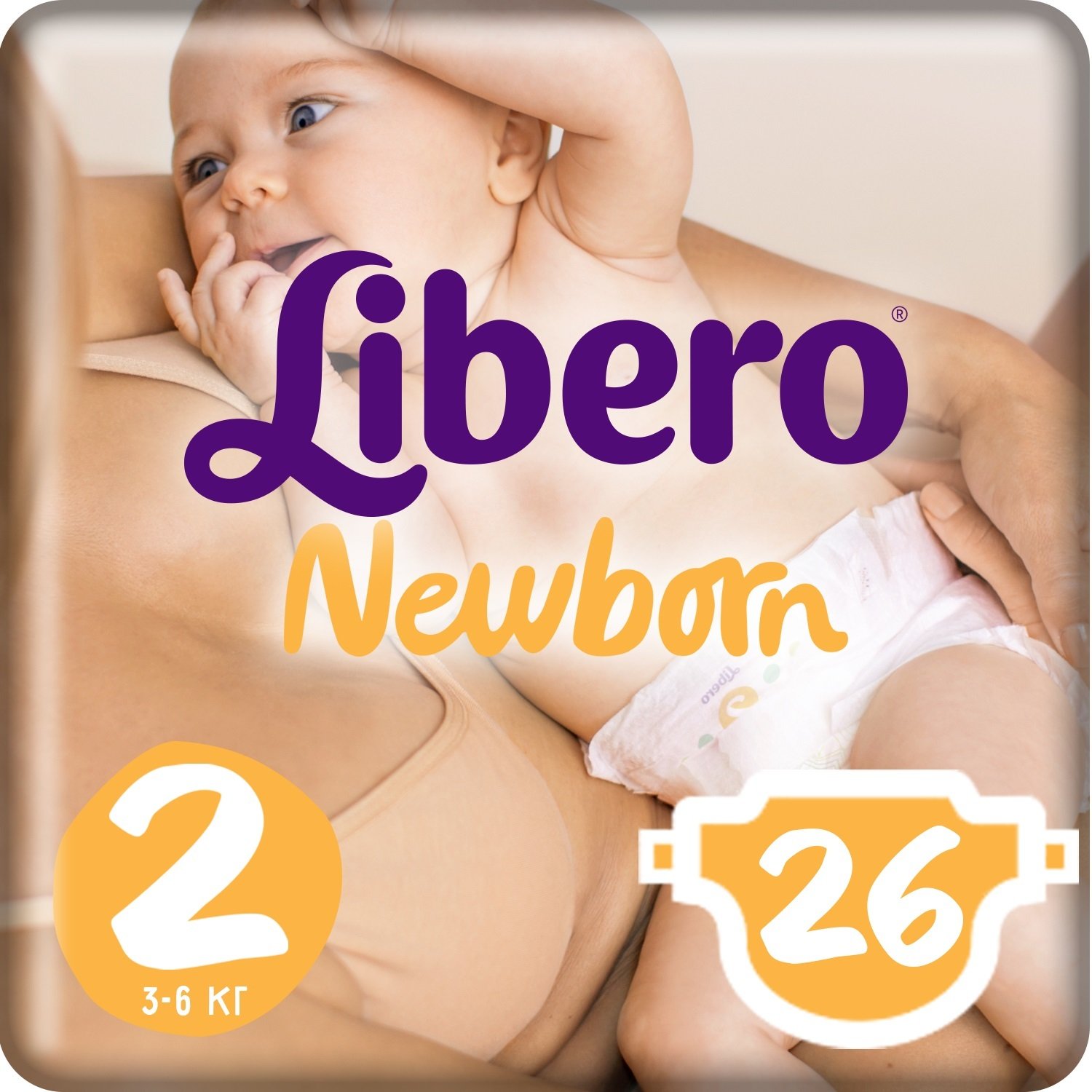 Libero Newborn 2 Подгузники для новорожденных, 3-6 кг, 26 шт. фото