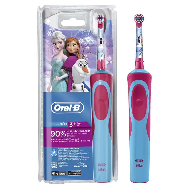 Oral-B Stages Power Frozen электрическая зубная щетка для детей, щетка зубная, 1 шт. фото