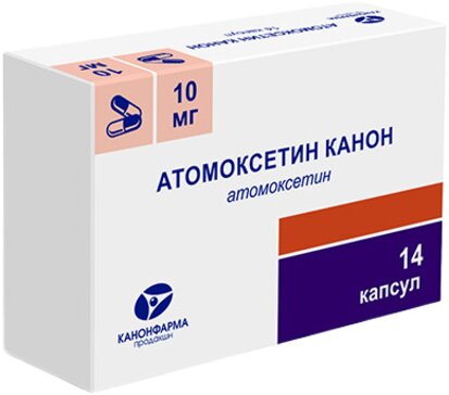 Атомоксетин Канон, 10 мг, капсулы, 14 шт. фото