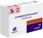 Атомоксетин Канон, 10 мг, капсулы, 14 шт. фото 