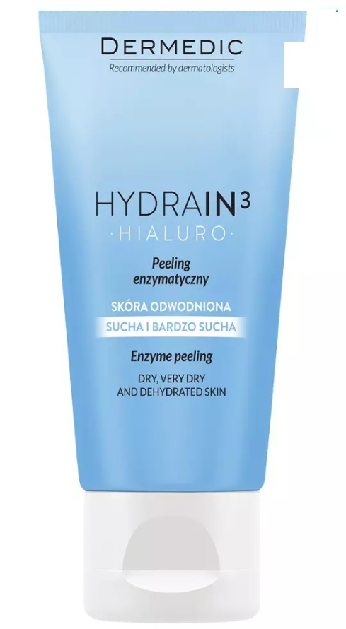 Дермедик Hydrain 3 Hialuro Enzyme Peeling, крем, 50г, 1 шт, для сухой и обезвоженной кожи фото