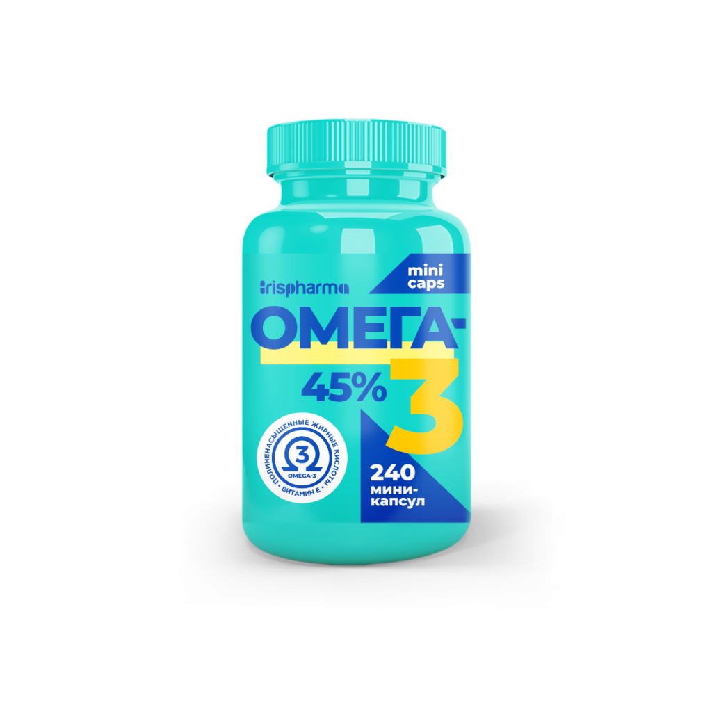 Ирисфарма Омега-3 45%, 300 мг, капсулы, 240 шт. фото