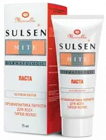 Mirrolla Сульсен Мите профилактика перхоти, 1%, паста для наружного применения, 75 мл, 1 шт. фото 